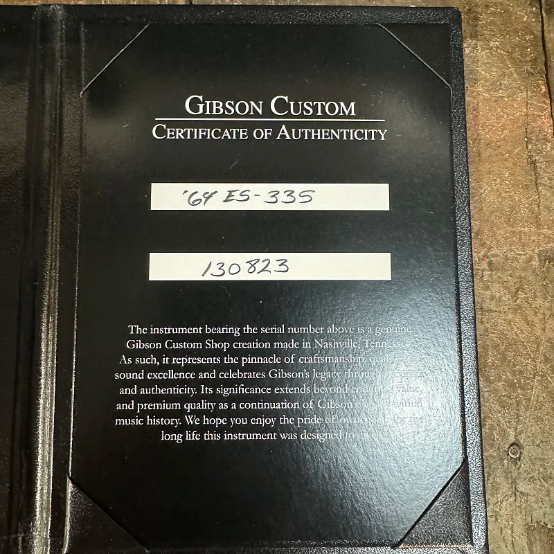 Gibson Custom 1964 ES-335 Reissue VOS-Vintage Burst