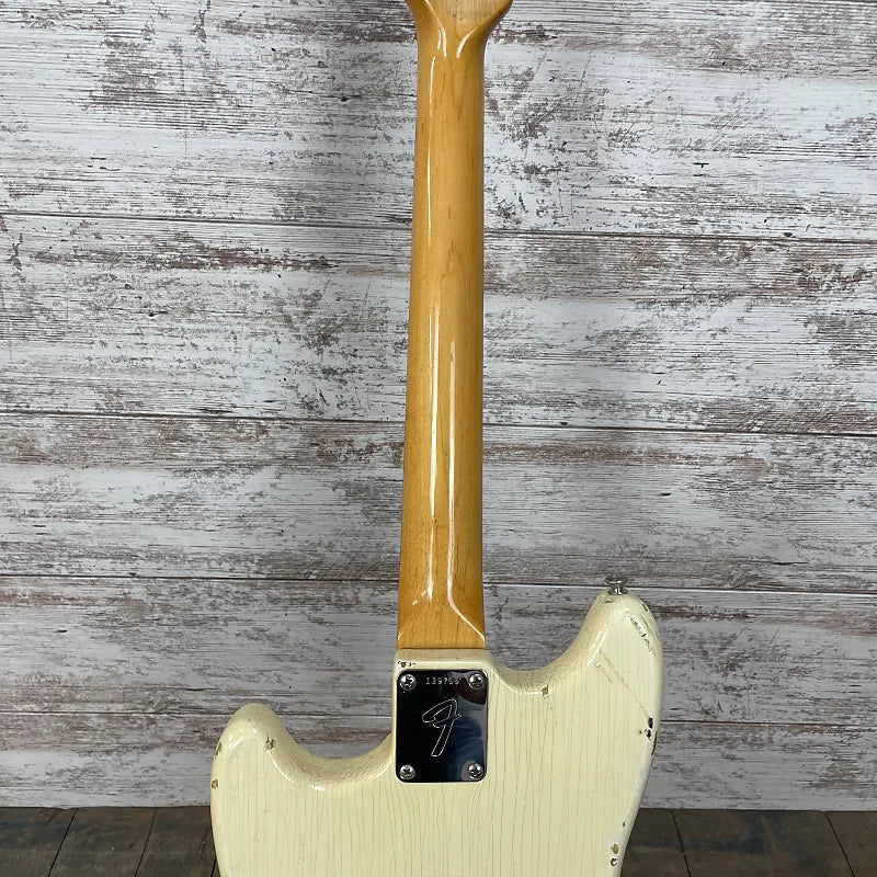 1966 Fender Mustang Guitar with Rosewood Fretboard Olympic White