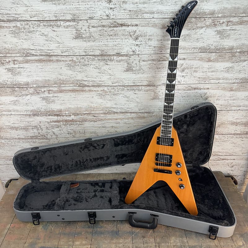 Gibson Dave Mustaine Signature "Rust in Peace" Flying V EXP 2021 - Present - Antique Natural