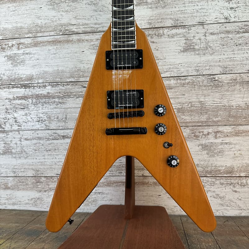 Gibson Dave Mustaine Signature "Rust in Peace" Flying V EXP 2021 - Present - Antique Natural